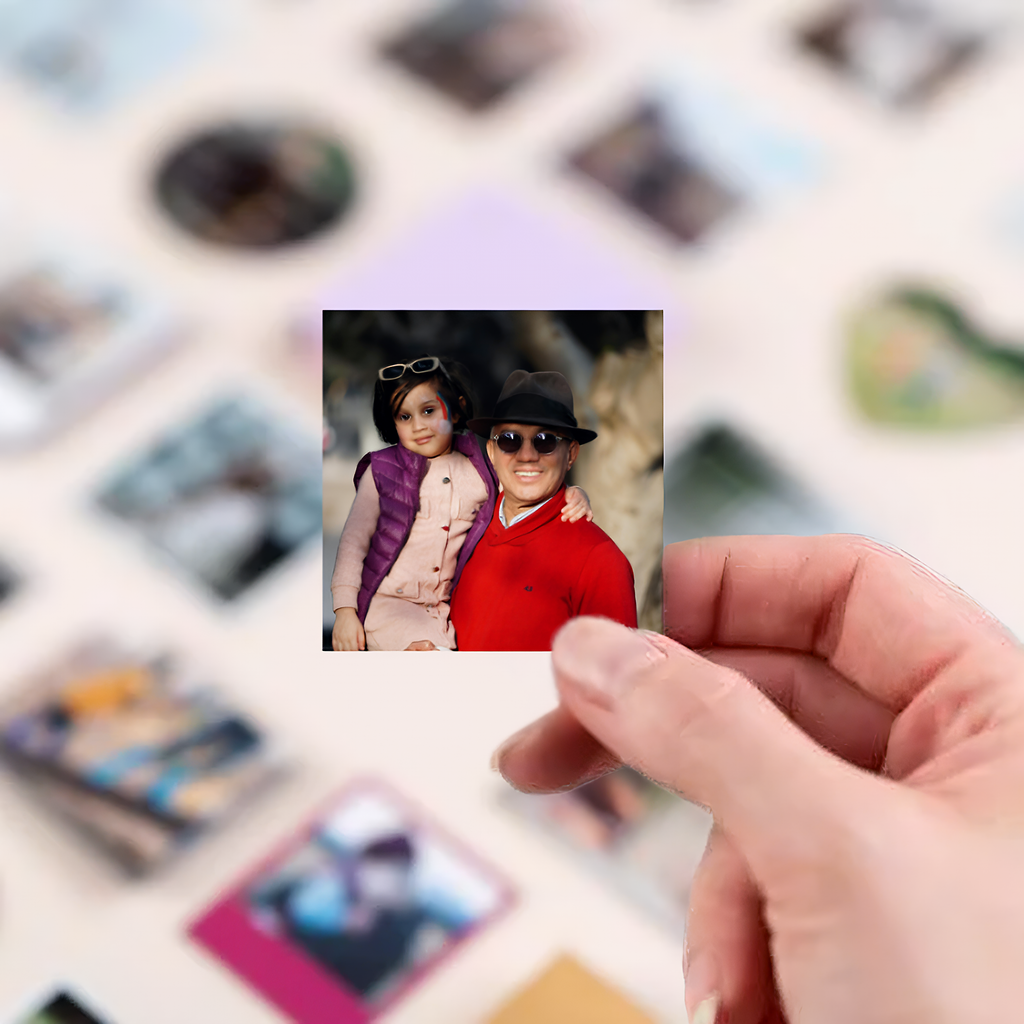 Aimants photo carrés